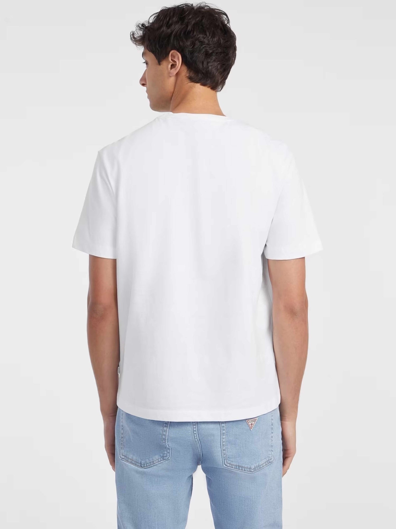 GUESS JEANS Тениска GJ SS CN REG AMERICAN TRAD TEE