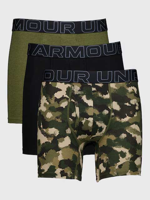 UNDER ARMOUR Бельо UA PERFORMANCE COTTON - PRINT 6 IN 3PK