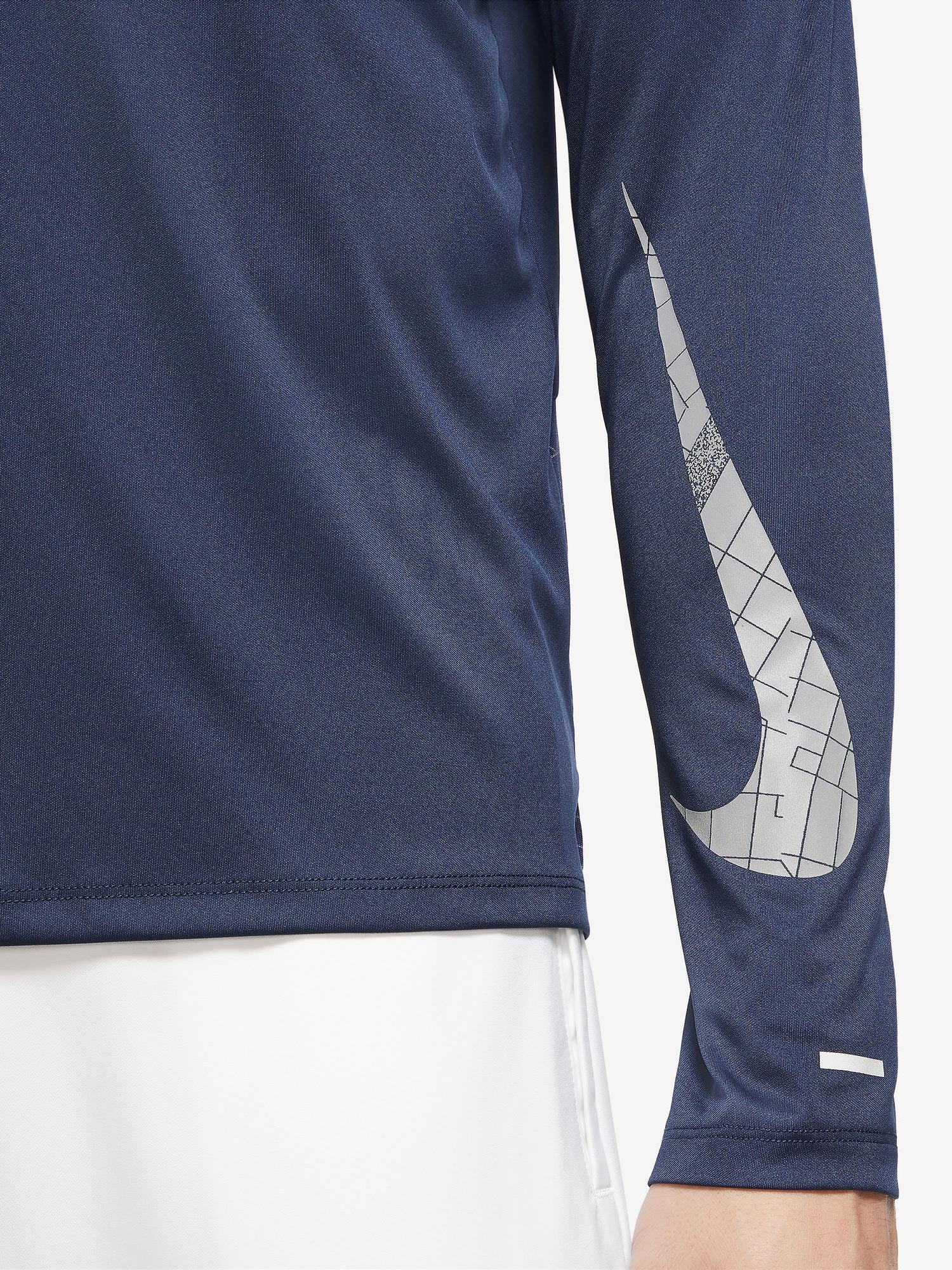 NIKE Блуза M DF MILER RN DVN FLASH LS