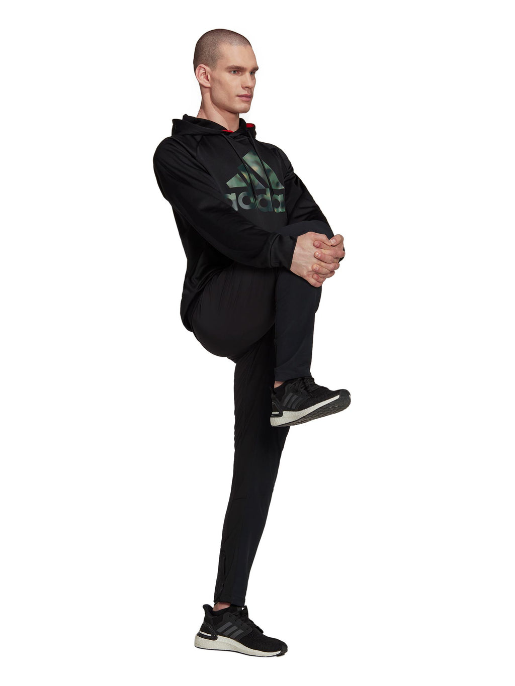 ADIDAS PERFORMANCE Суитшърт AEROREADY Game and Go Camo Logo