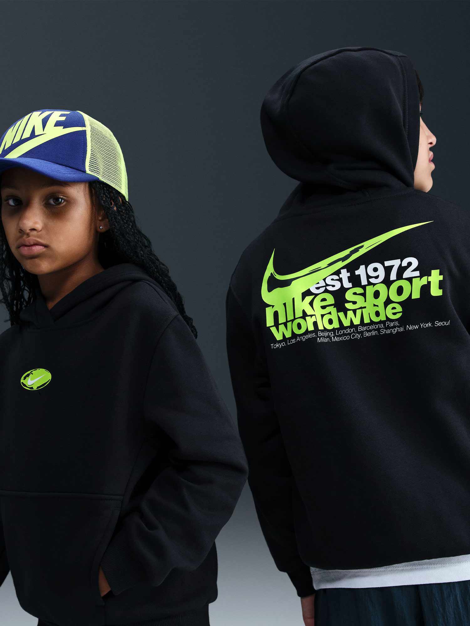 NIKE Суитшърт K NSW CLUB FLC HDY OC