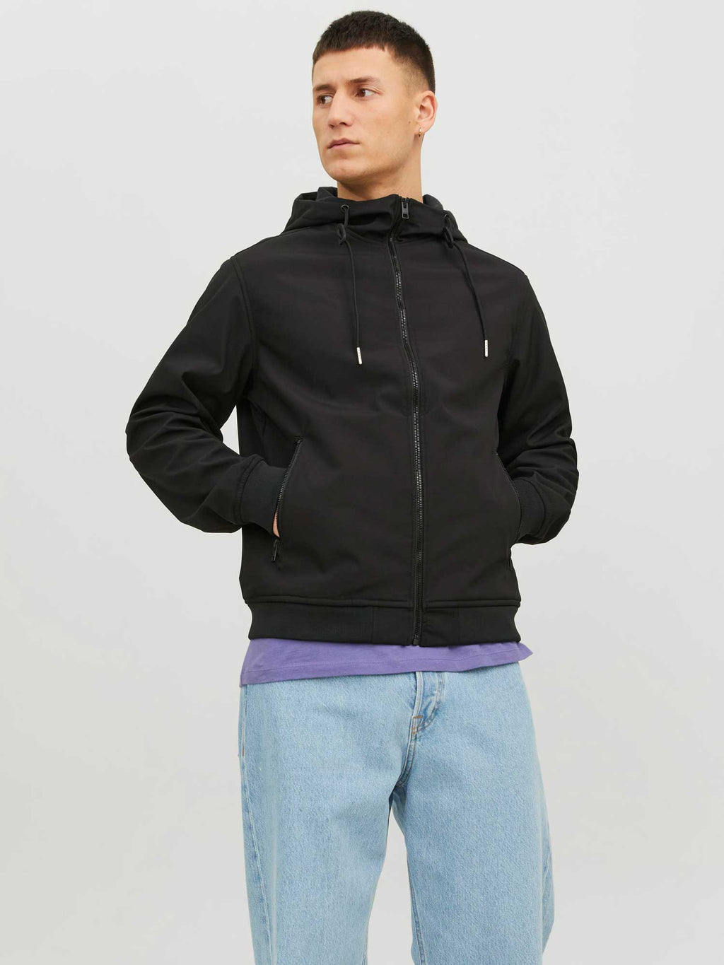 JACK & JONES Яке JJEBASIC SOFTSHELL HOOD NOOS