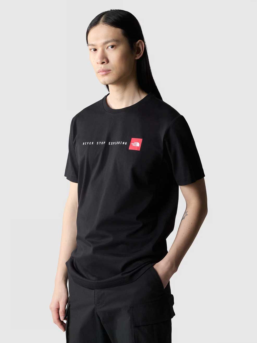 THE NORTH FACE Тениска M SS NEVER STOP EXPLORING TEE