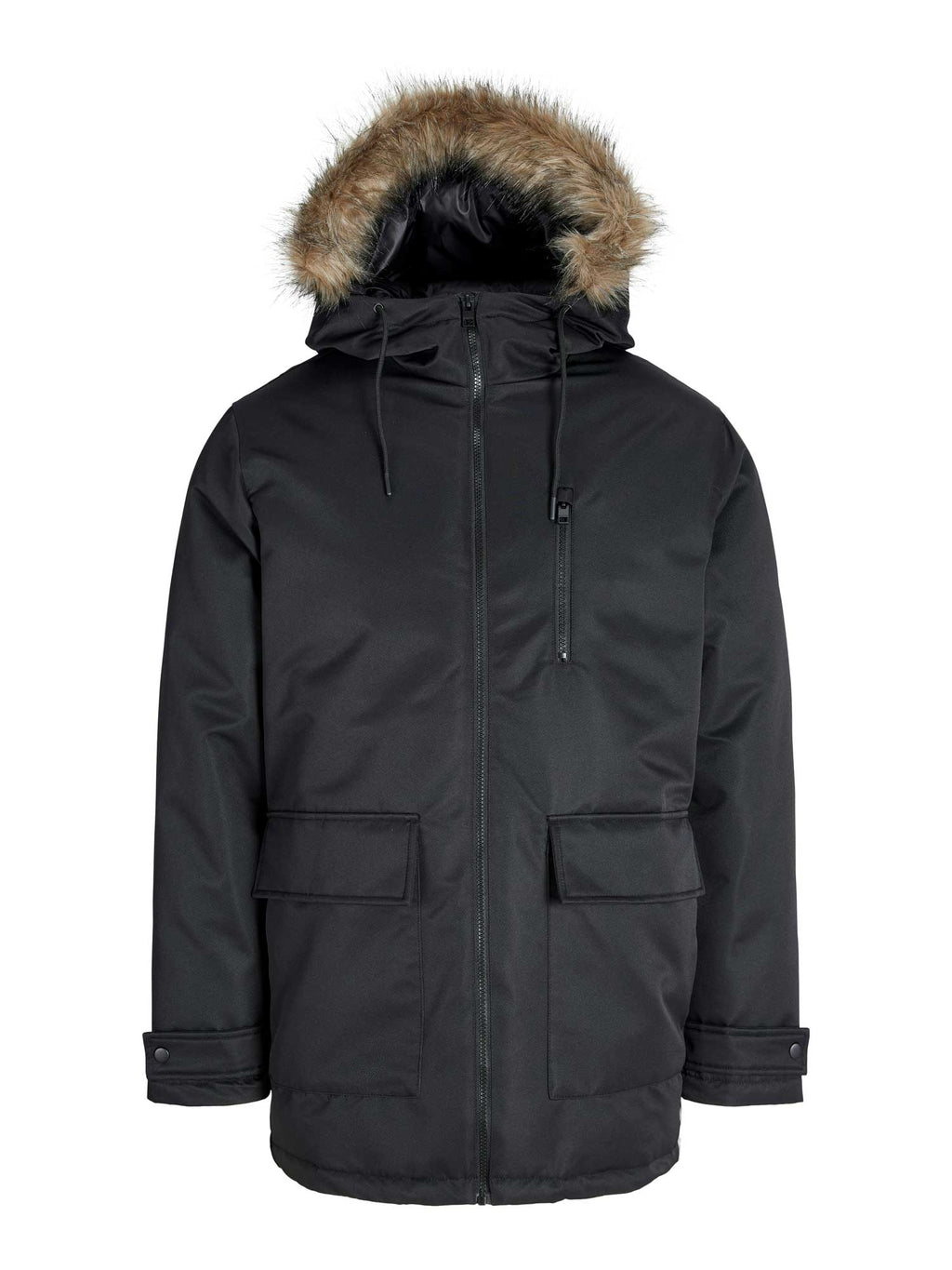 JACK & JONES Яке JJCHARLIE DETACHABLE FAUX FUR PARKA