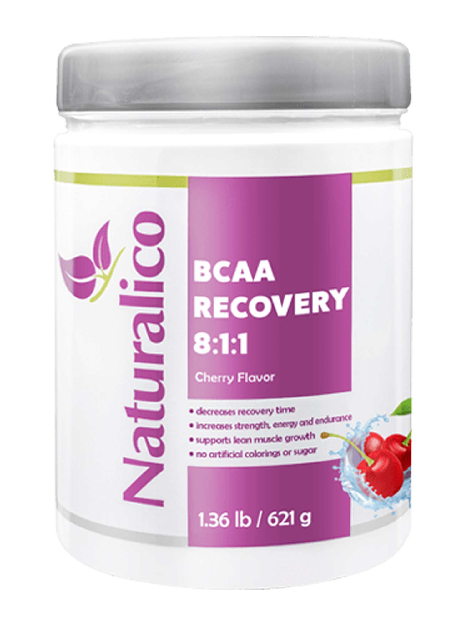NATURALICO BCAA Recovery 8:1:1 621g /45 дози-мандарина