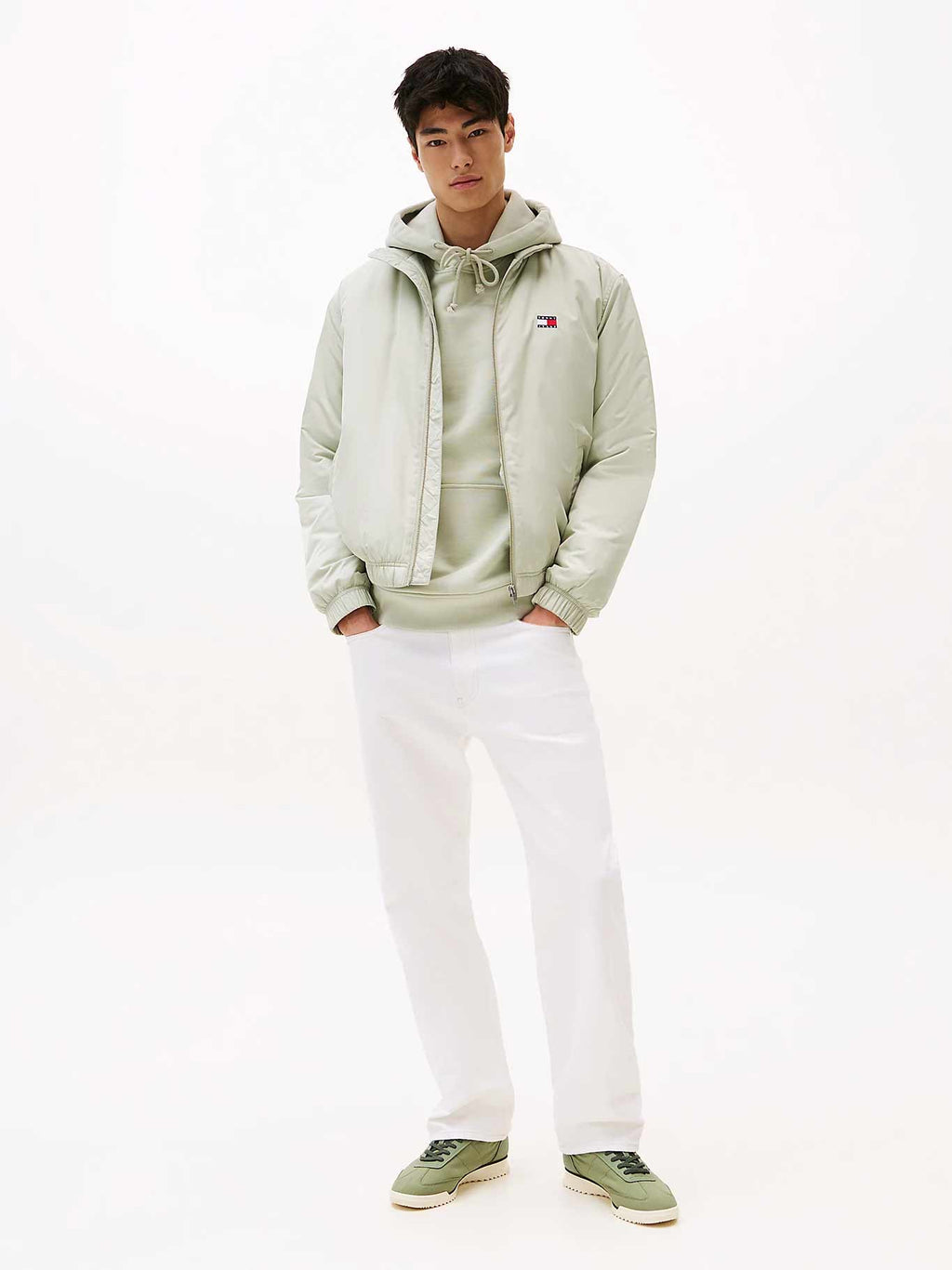 TOMMY JEANS Обувки TJM RUNNER CLEATED MIX MAT.