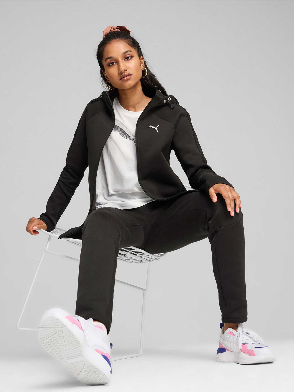 PUMA Суитшърт EVOSTRIPE Full-Zip Hoodie