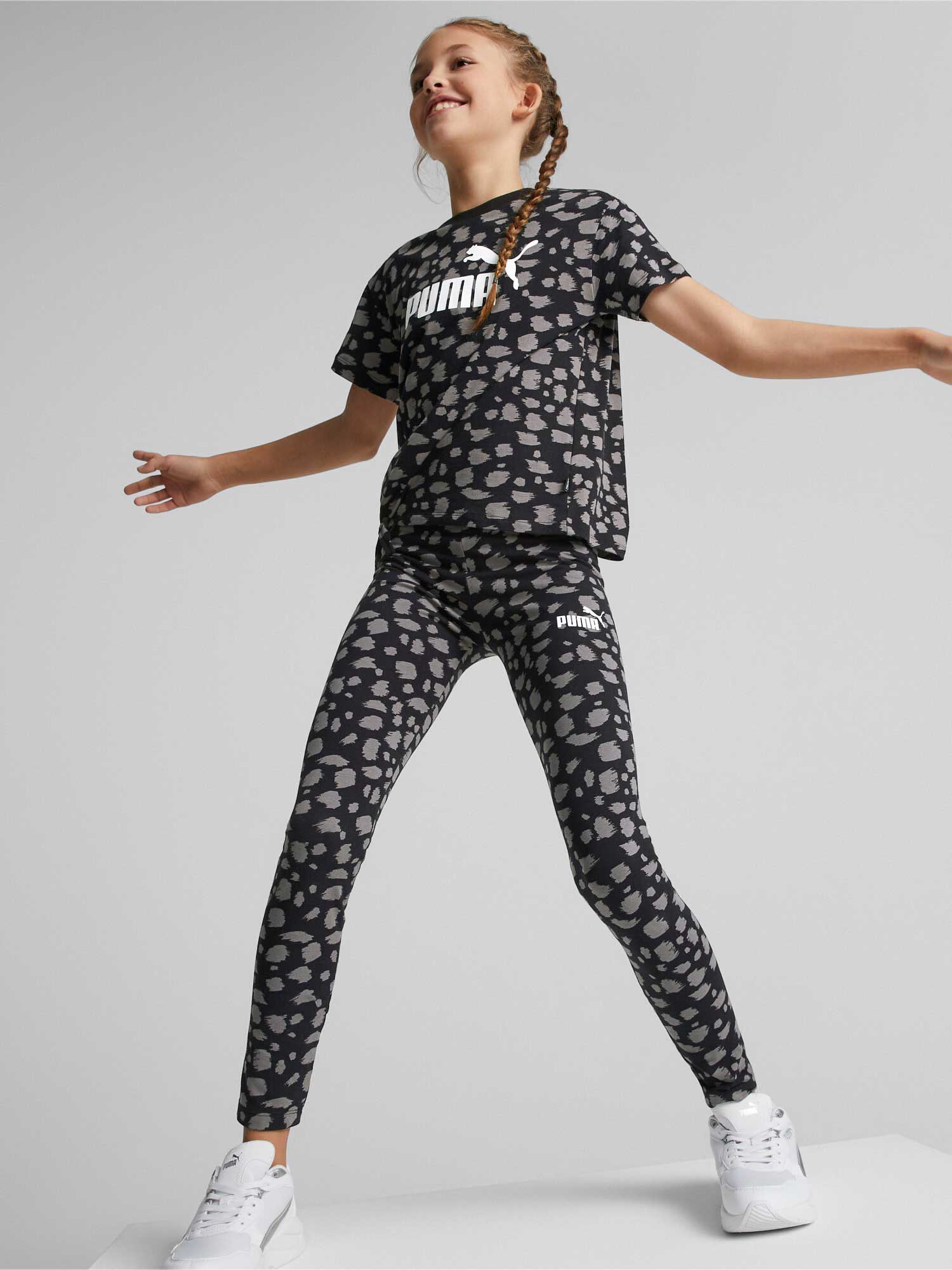 PUMA Тениска ESS+ ANIMAL AOP Knotted