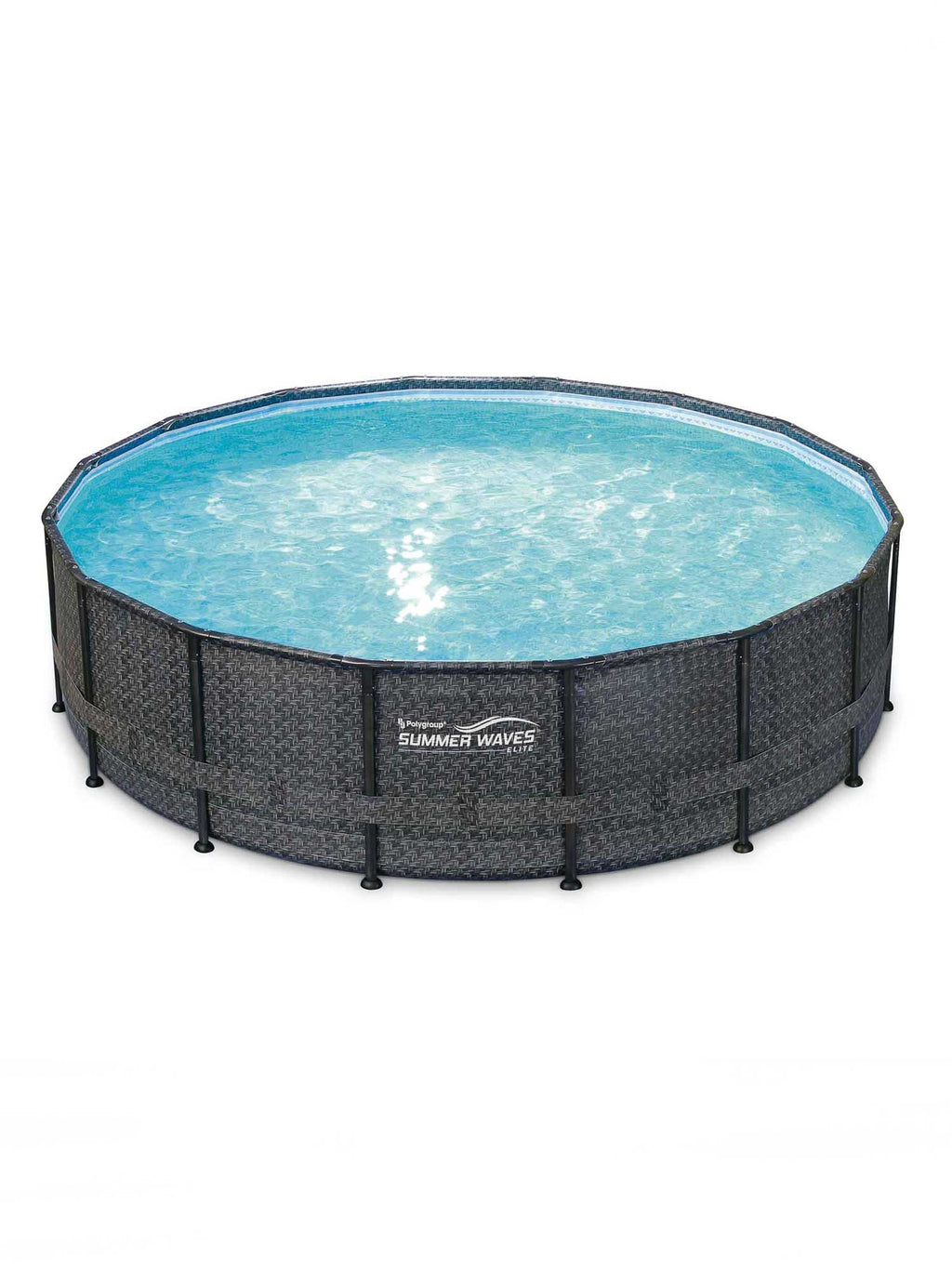 SUMMER WAVES Басейн Elite Frame имитация РАТАН 427x107см