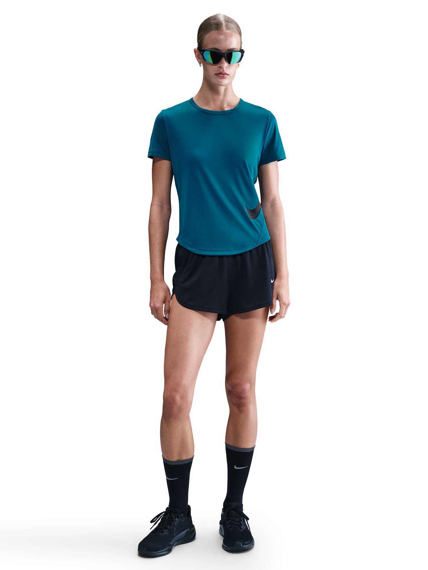 NIKE Тениска W NK TEMPO SWSH HBR DF SS TOP