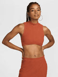 NIKE Потник W NSW NK CHLL KNT RIB CRP TNK