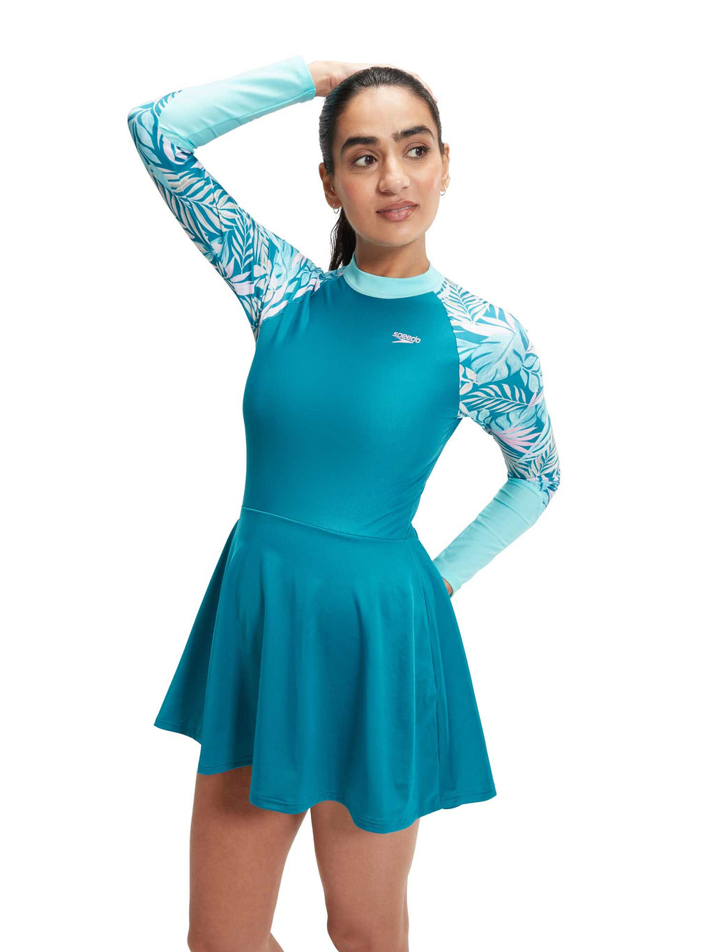 SPEEDO Рокля с UV защита WOMANS LONG SLEEVE SWIM DRESS