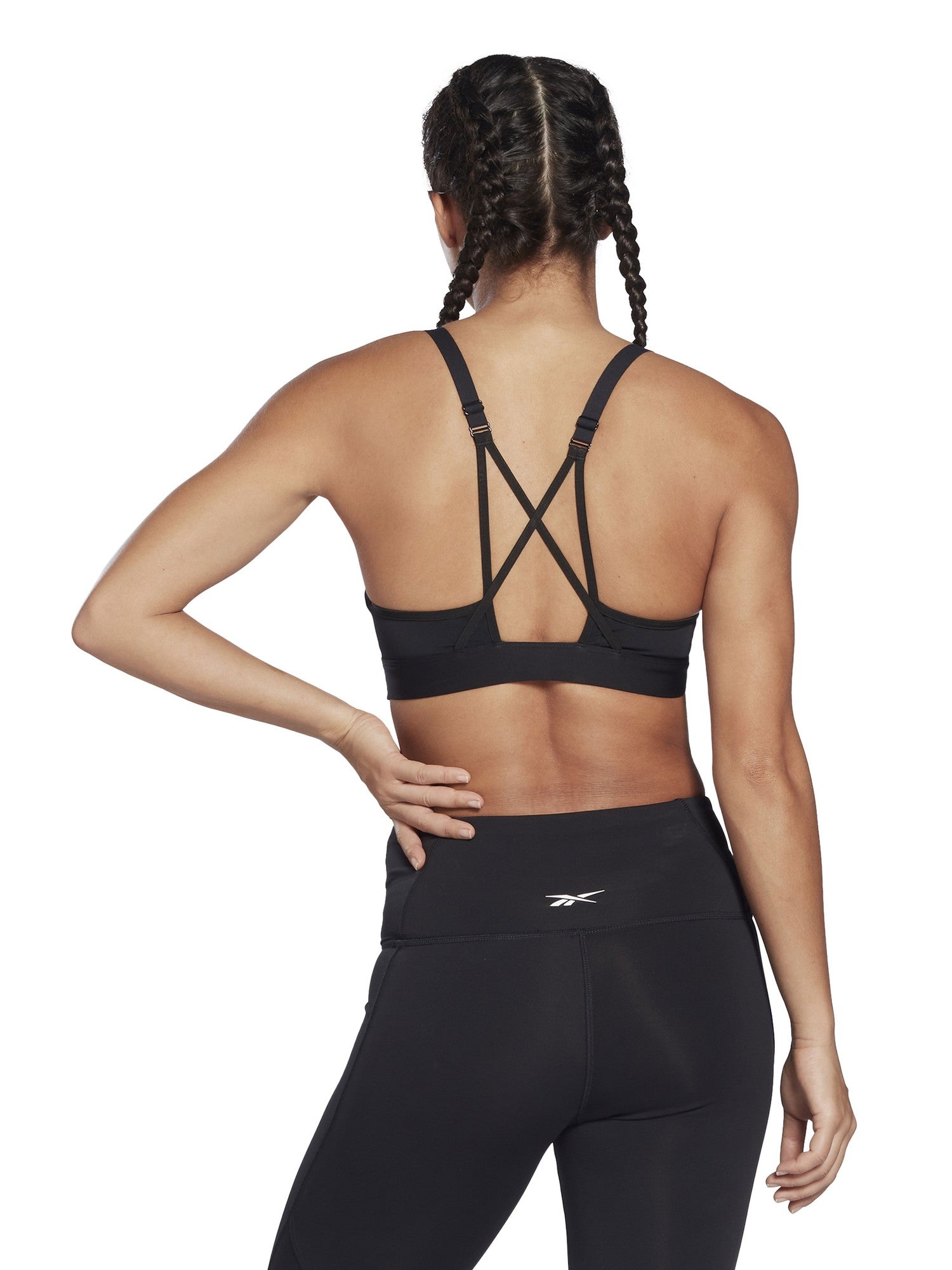 REEBOK Спортен сутиен Lux Strappy Sports