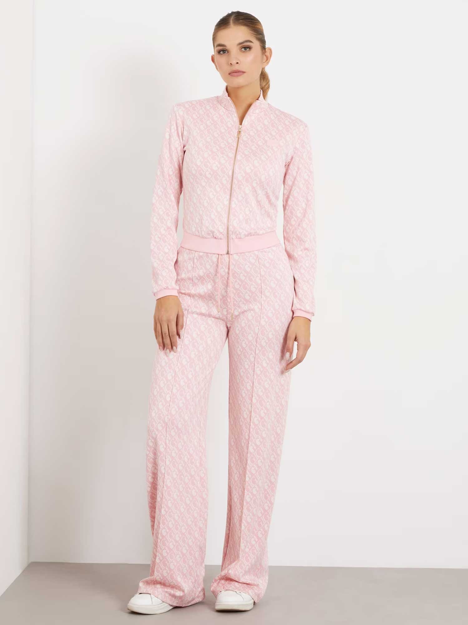 GUESS Спортно долнище GJ LOGO STRAIGHT LON