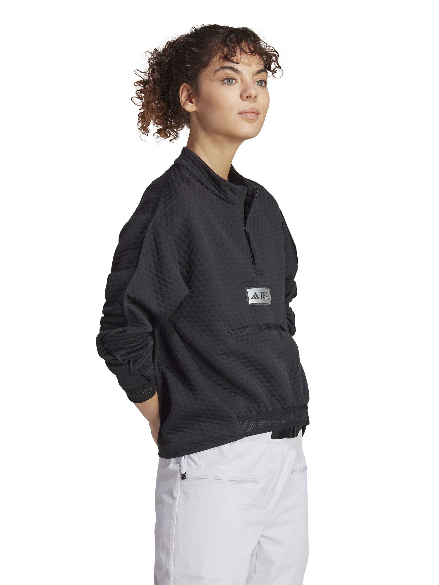 ADIDAS PERFORMANCE Блуза Terrex Utilitas Half-Zip Fleece Jacket