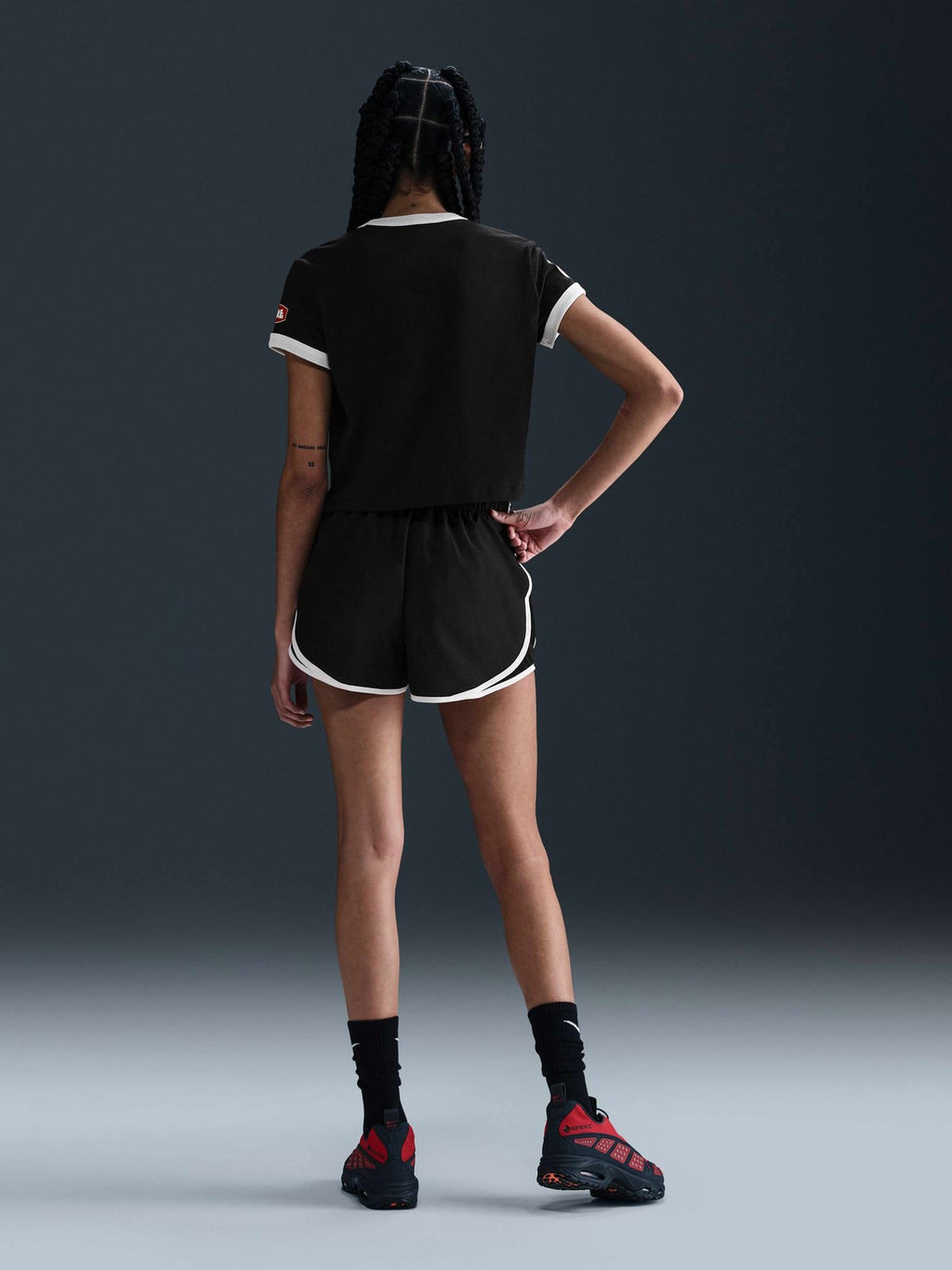 NIKE Тениска W NSW CLUB SS TEE MOTO RGR