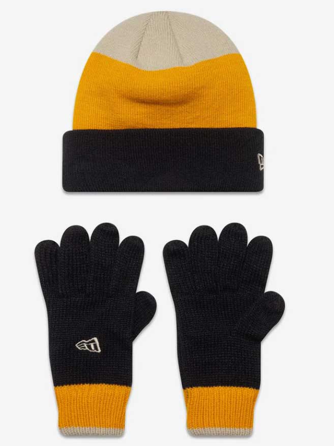 NEW ERA Комплект от 2 части STRIPE BEANIE GLOVES