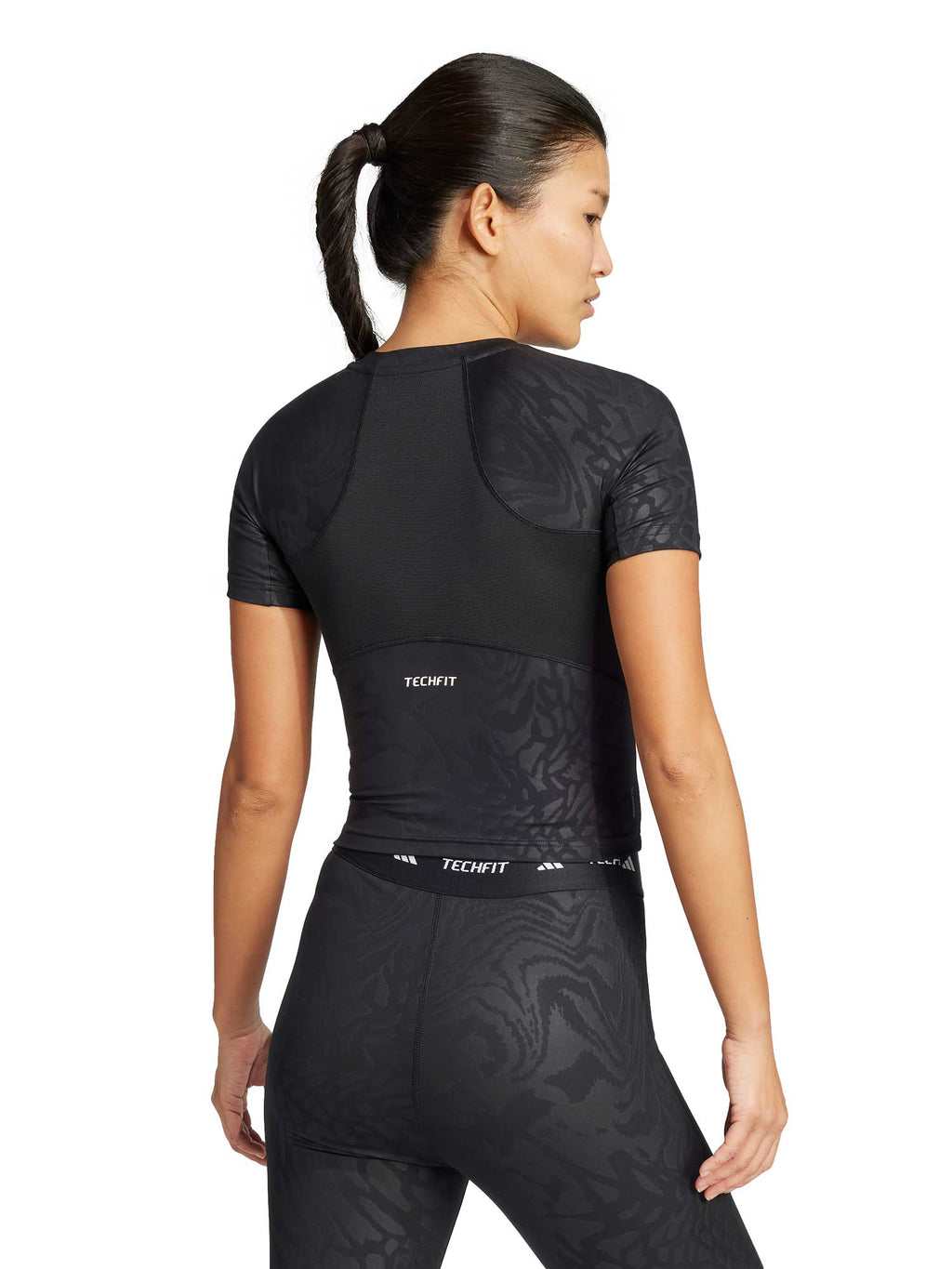 ADIDAS PERFORMANCE Тениска Techfit Printed T-Shirt
