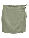 ONLY Пола ONLCARO MW WRAP LINEN BL SKIRT CC PNT