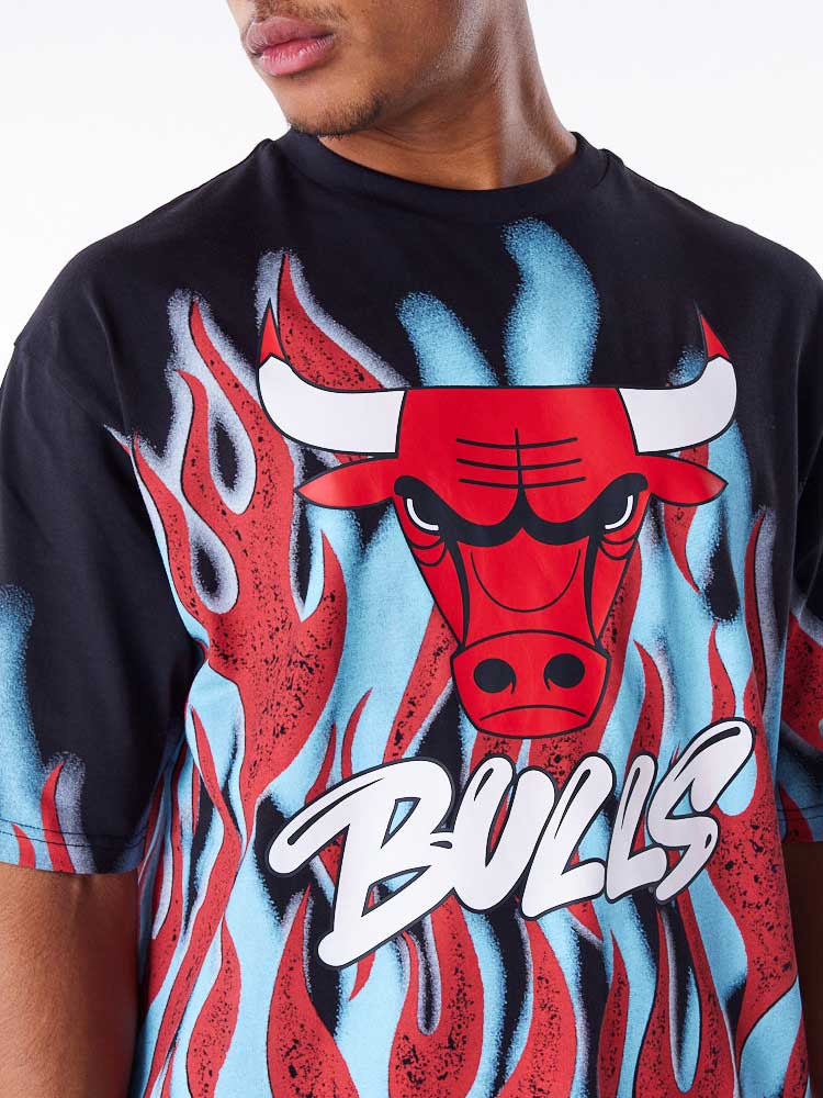 NEW ERA Тениска NBA FLAME OS TEE CHIBUL