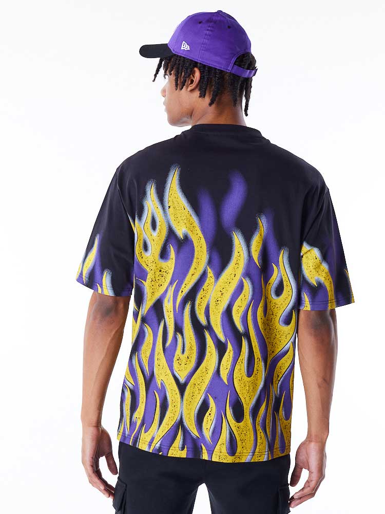 NEW ERA Тениска NBA FLAME OS TEE LOSLAK