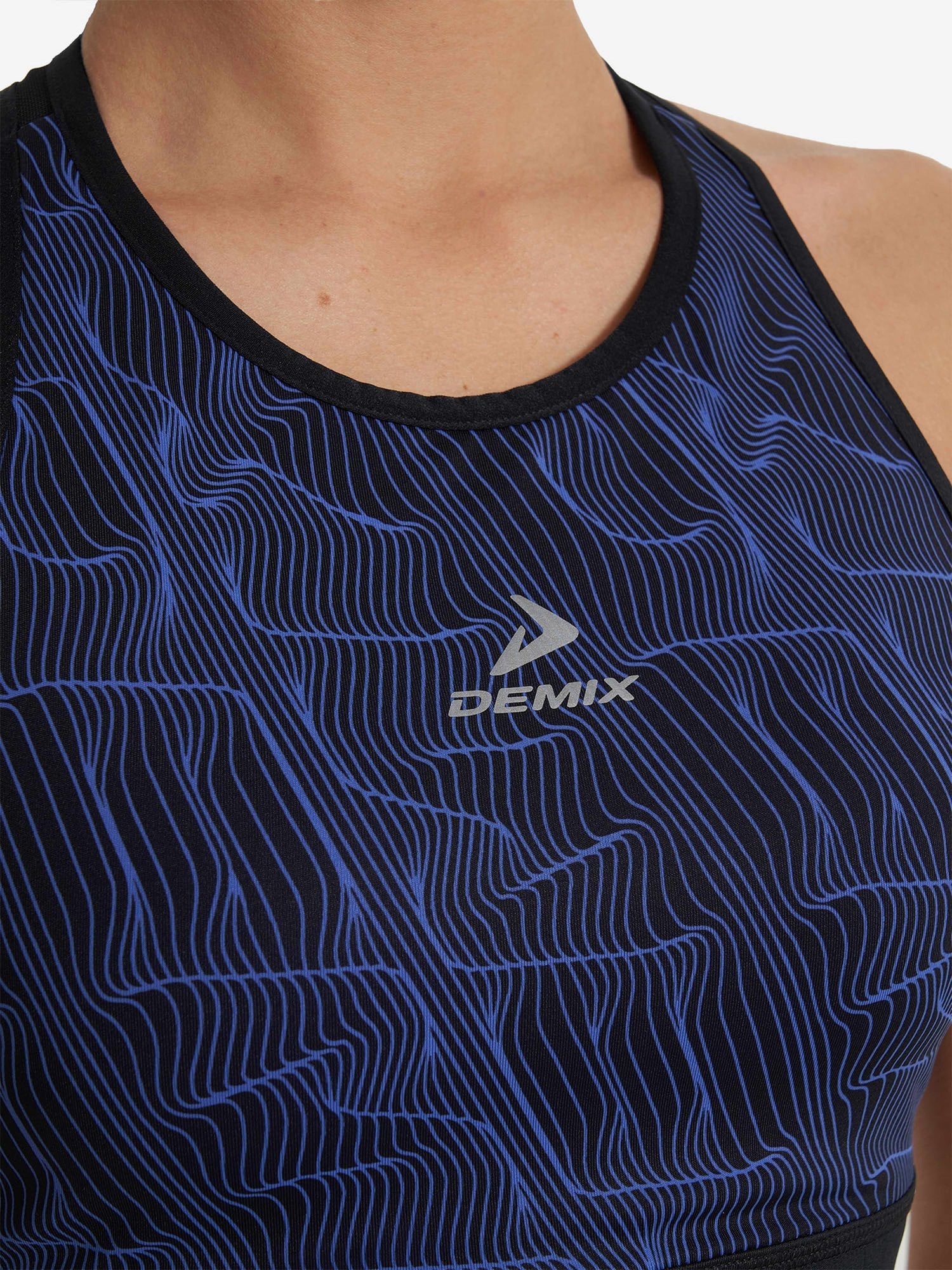 DEMIX Спортен сутиен W D Running Urban AOP Bra