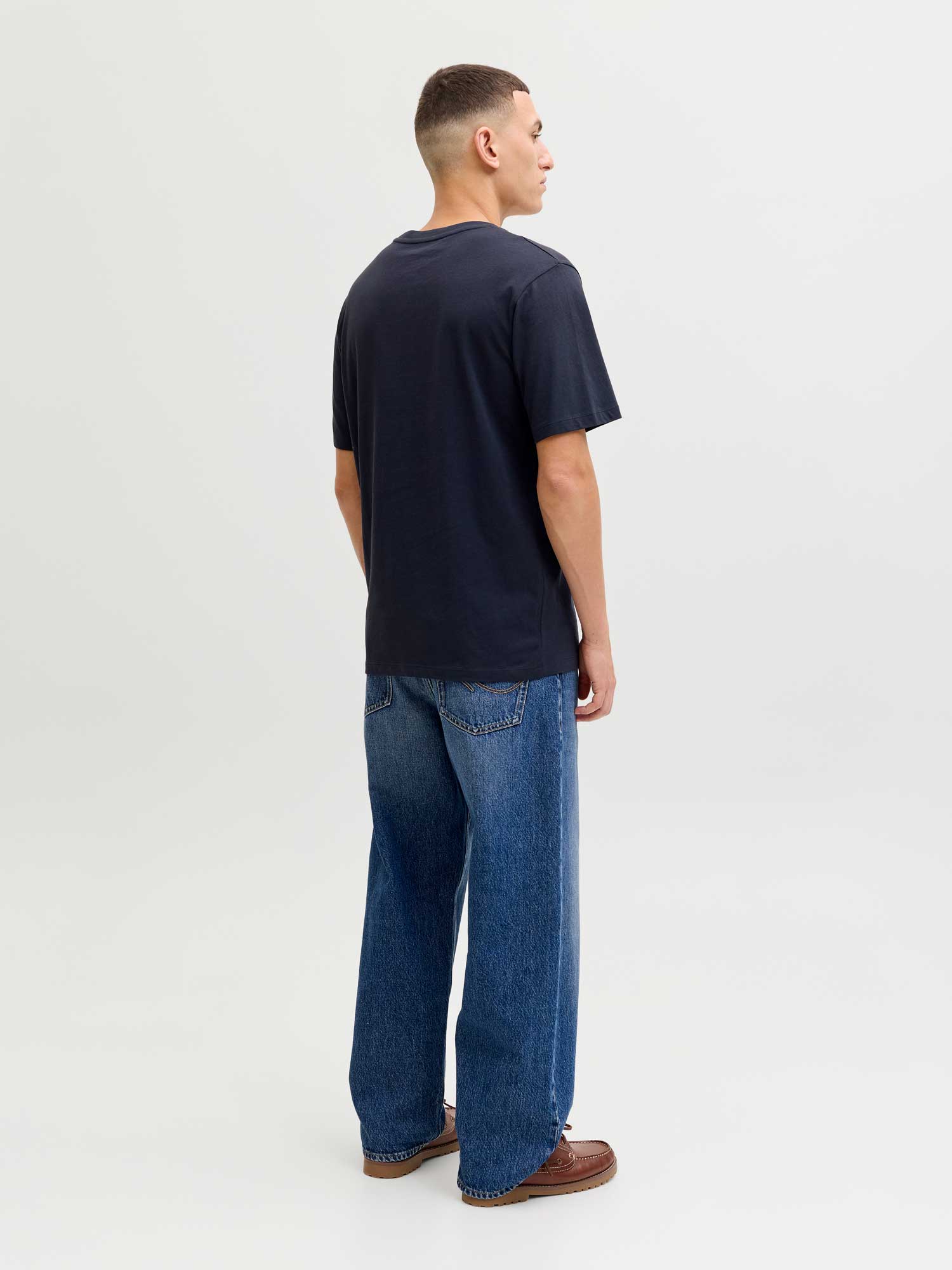 JACK & JONES Тениска JJCOLE PRINT TEE SS CREW NECK