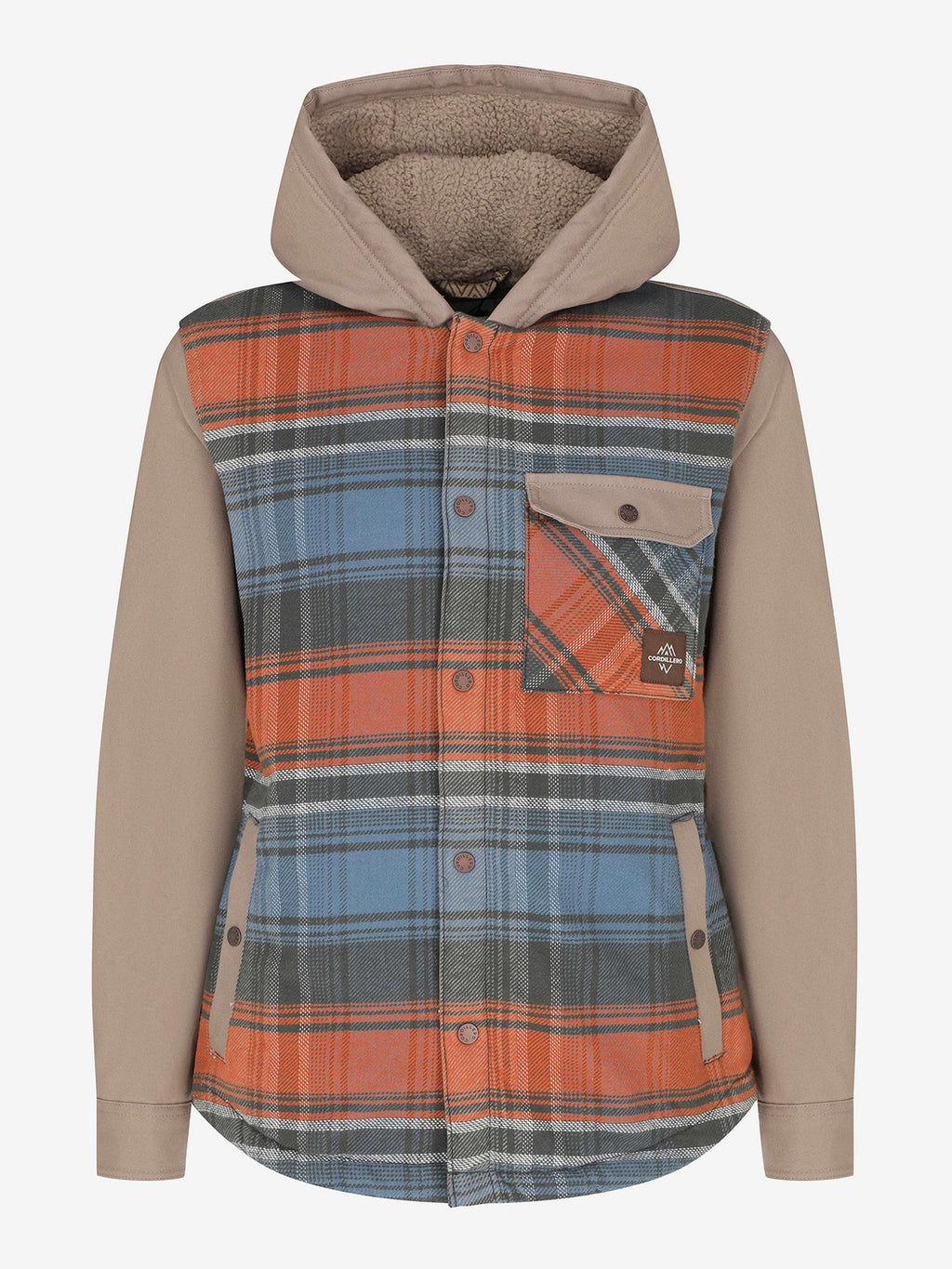CORDILLERO Яке Male Hooded shirt with sherpa