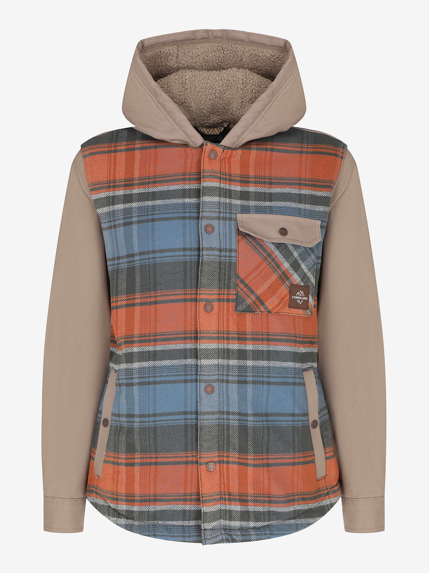 CORDILLERO Яке Male Hooded shirt with sherpa