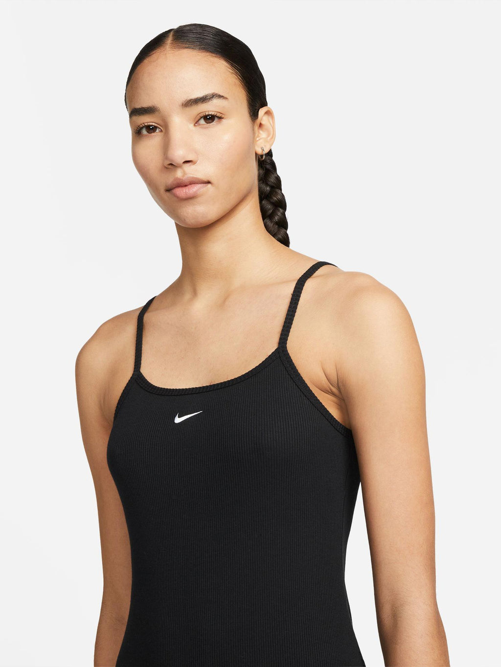 NIKE Рокля W ESSNTL RIB BYCN