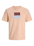 JACK & JONES Тениска JORCATSKILLS SQUARE BRANDING TEE SSCN LN