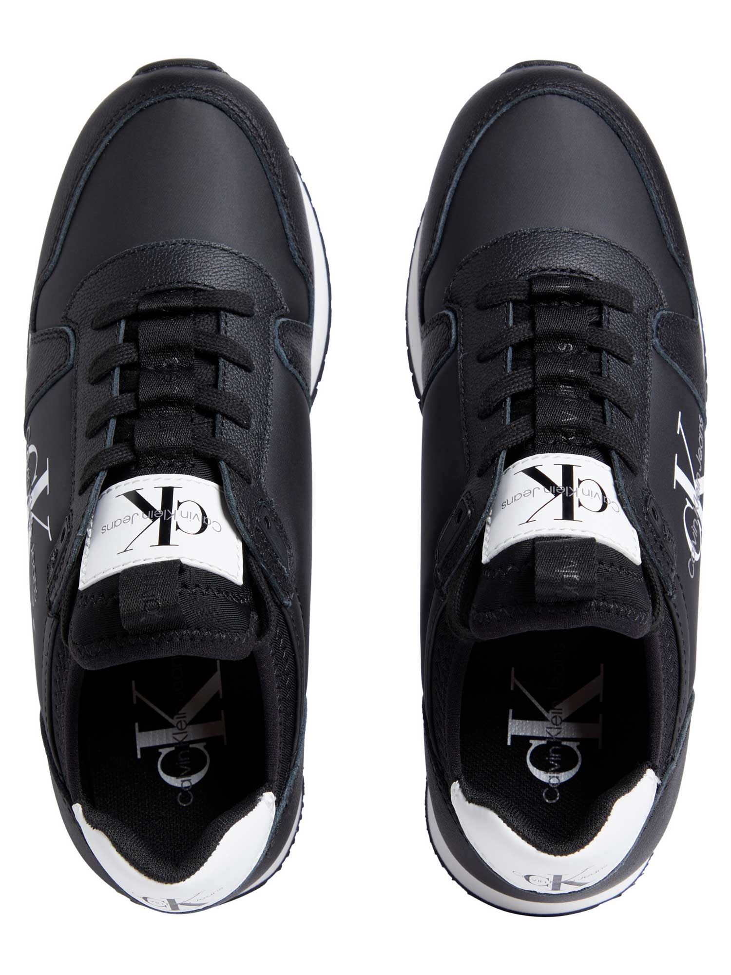 Calvin Klein Jeans Обувки RUNNER SOCK LACEUP ML LTH