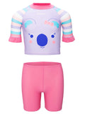 SPEEDO Комплект 2 части с UV защита GIRLS RASH TOP JAMMER