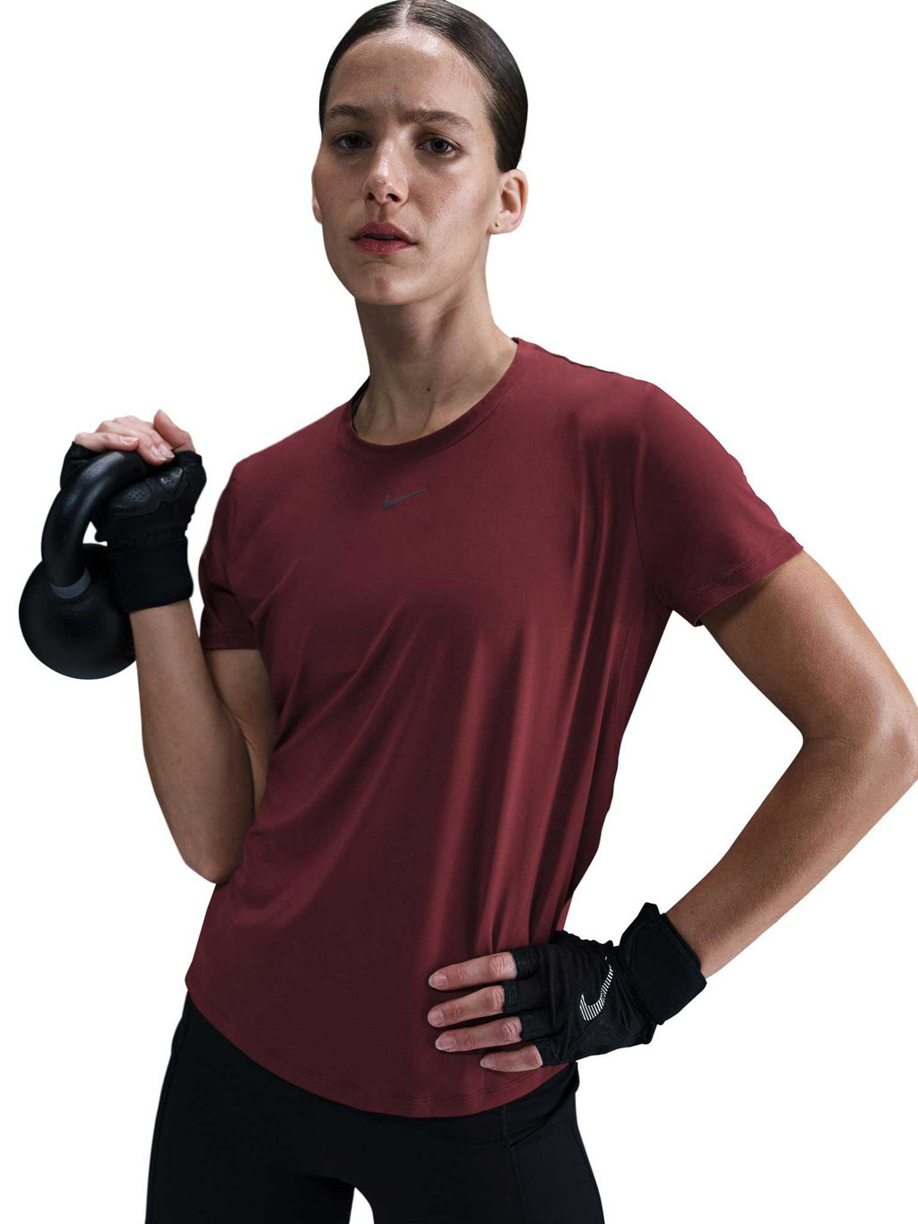 NIKE Тениска W NK ONE CLASSIC DF SS TOP