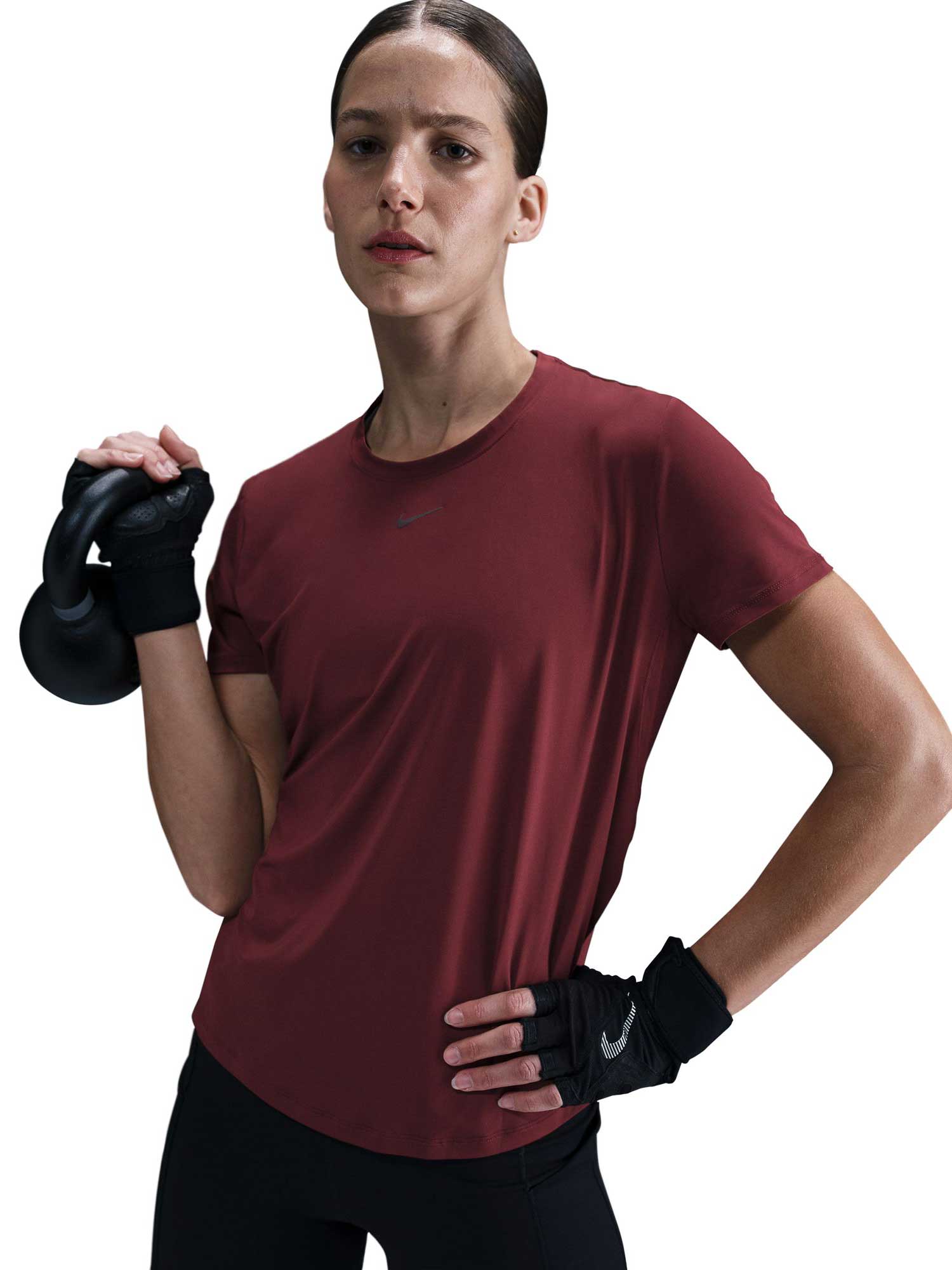 NIKE Тениска W NK ONE CLASSIC DF SS TOP