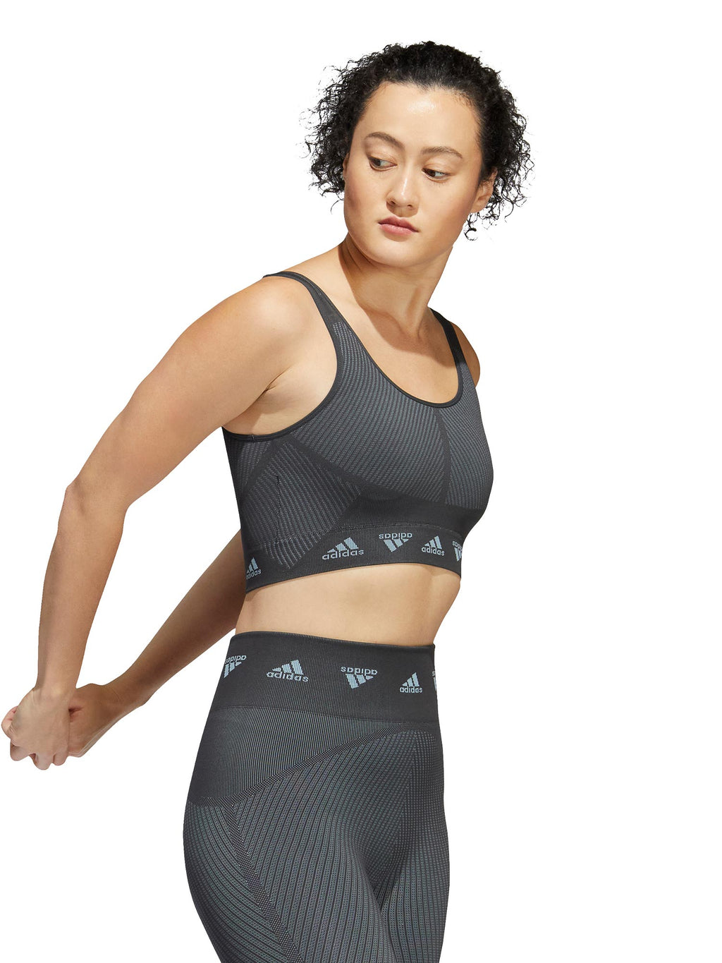ADIDAS PERFORMANCE Спортен сутиен Light Support Aeroknit