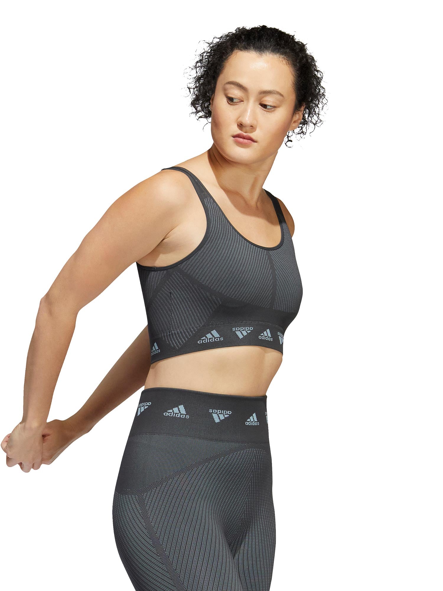 ADIDAS PERFORMANCE Спортен сутиен Light Support Aeroknit