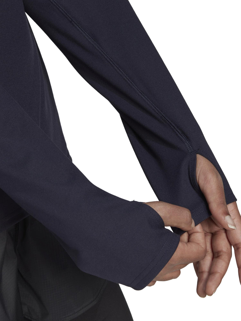 ADIDAS PERFORMANCE Блуза Run Fast Half-Zip Long Sleeve