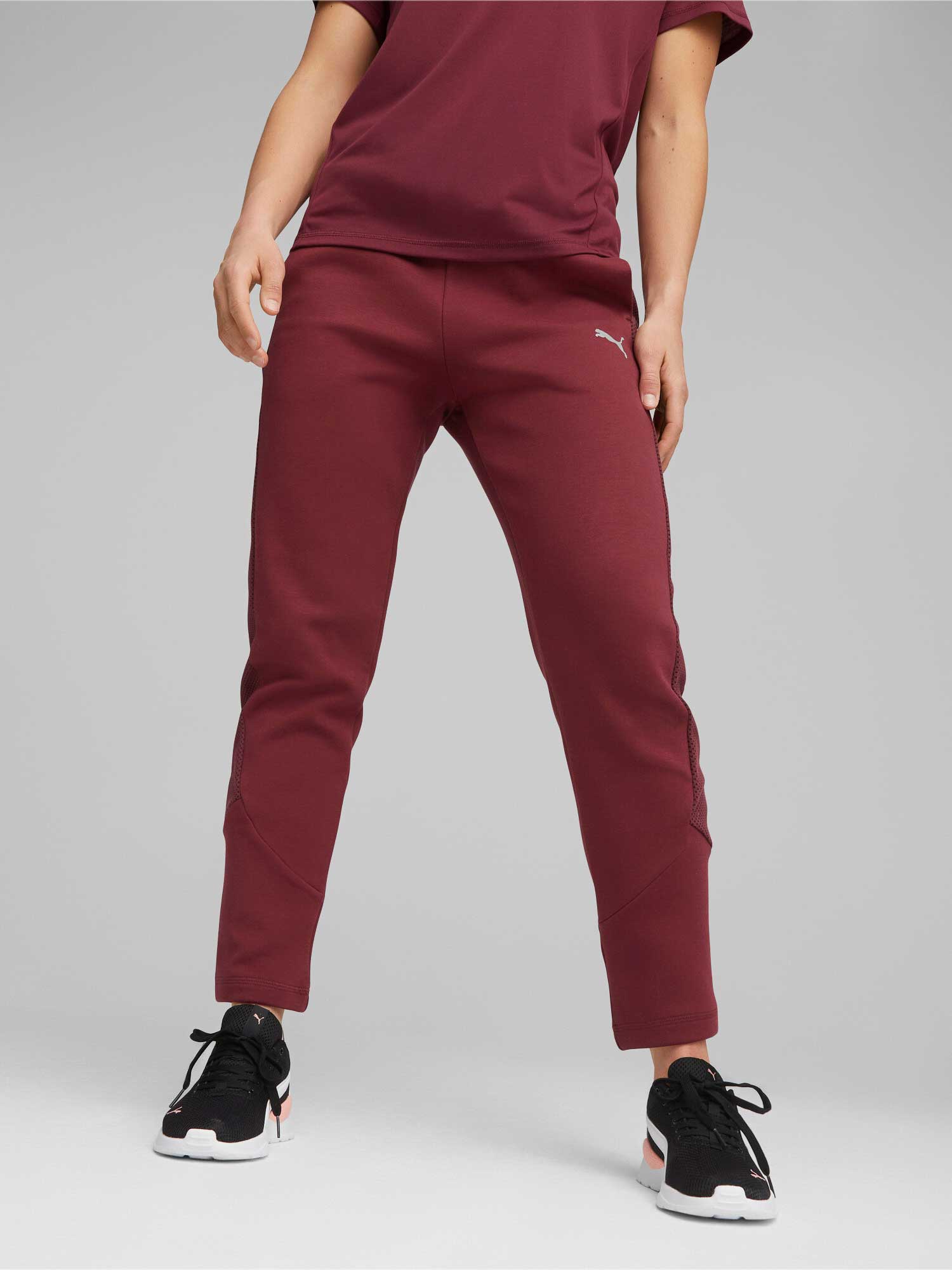 PUMA Спортно долнище EVOSTRIPE High-Waist Pants