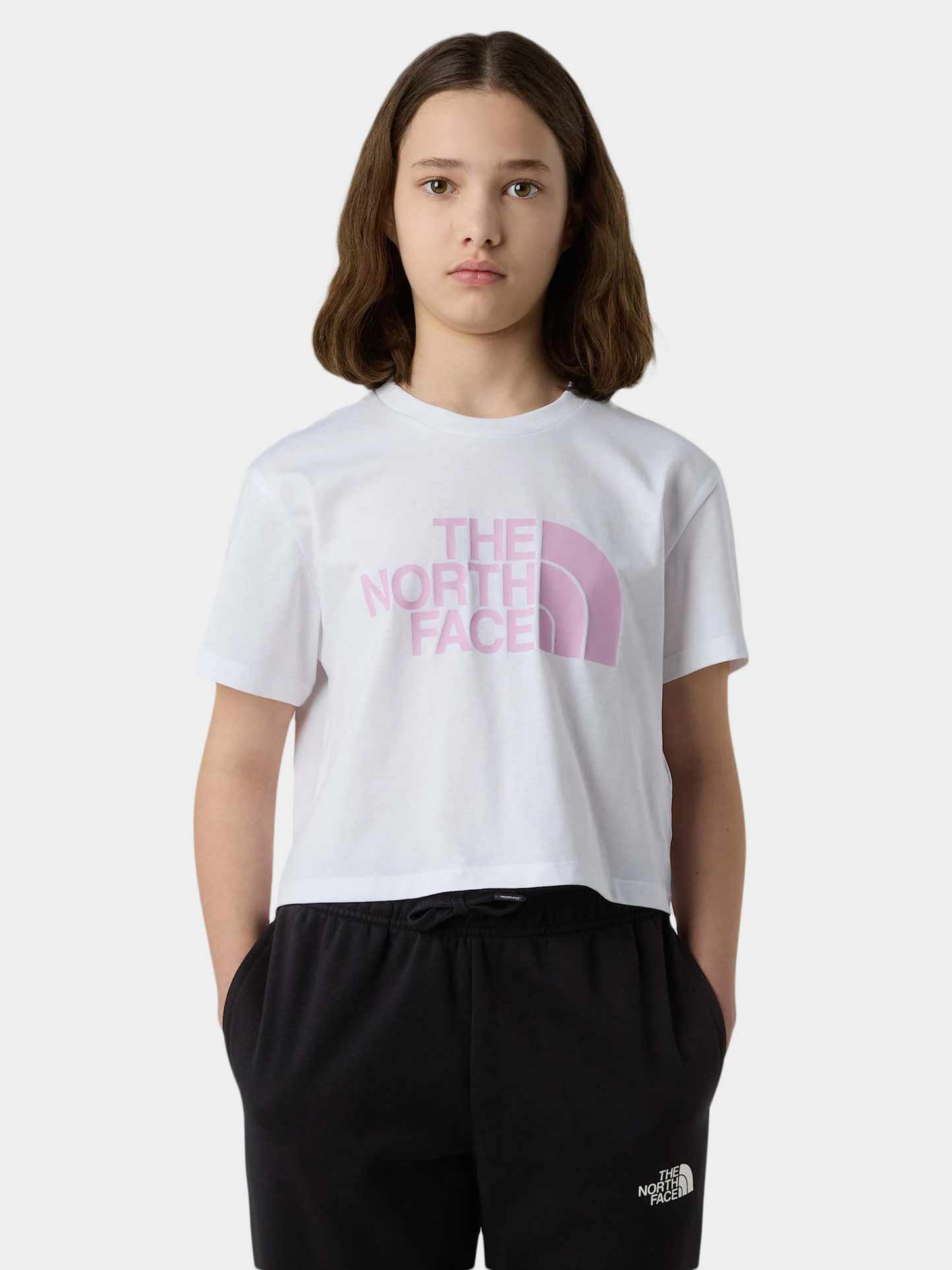 THE NORTH FACE Тениска G SS CROP EASY TEE