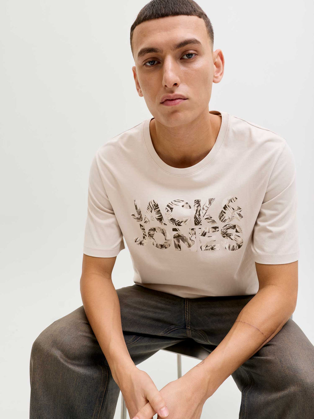 JACK & JONES Тениска JJEJEFF LOGO TEE SS SN