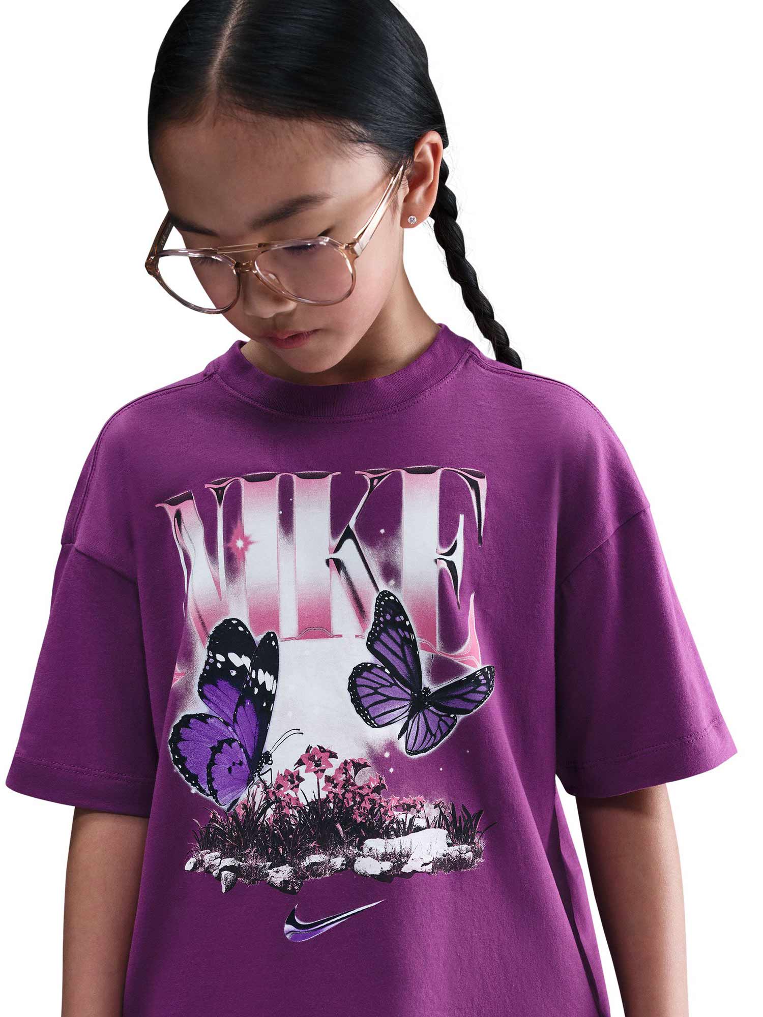 NIKE Тениска G NSW TEE BUTTRFLY OS
