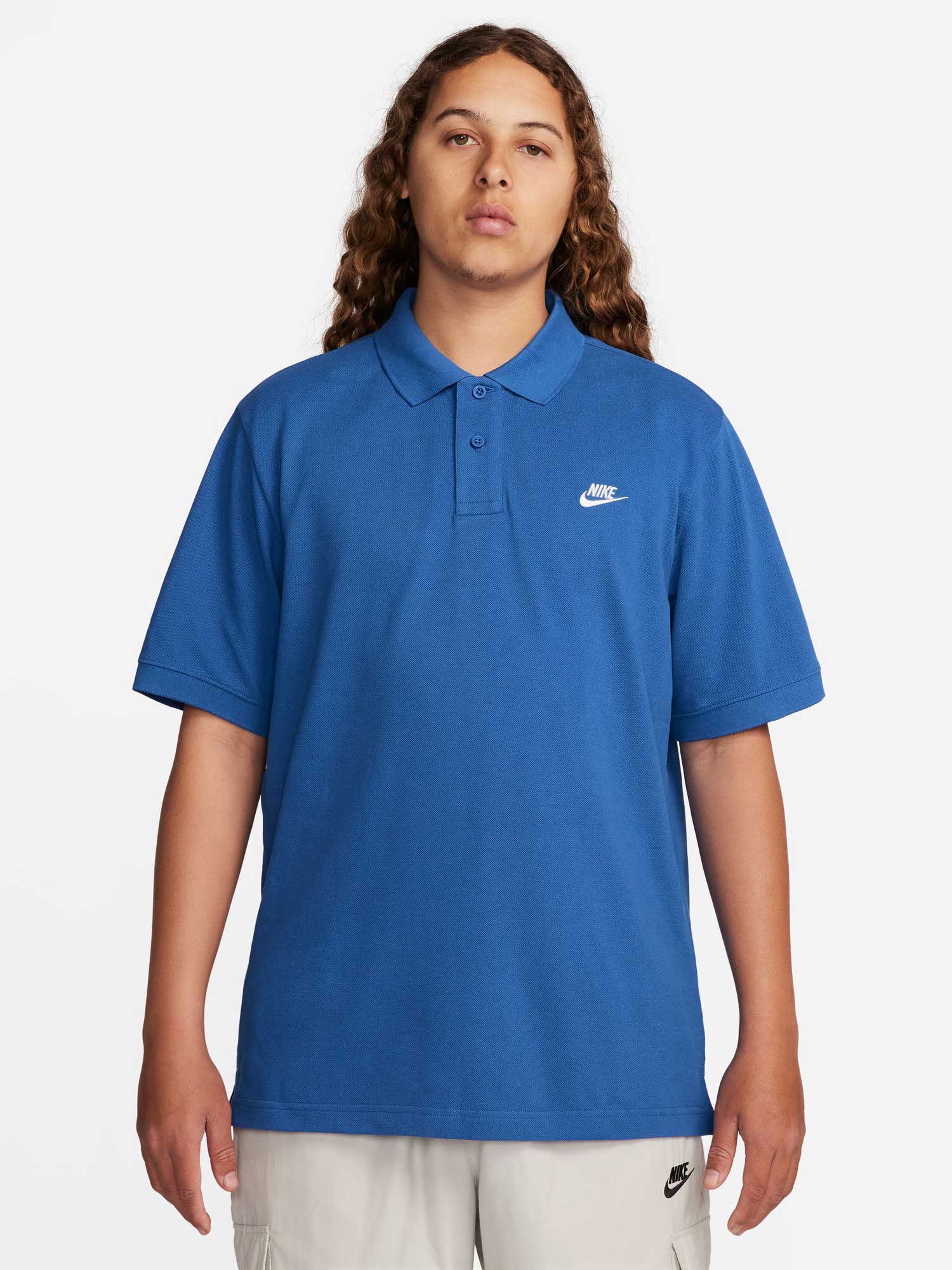 NIKE Поло тениска M NK CLUB SS POLO PIQUE