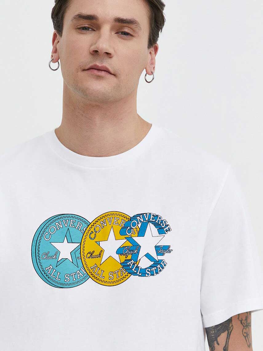 CONVERSE Тениска CHUCK PATCH DISTORT TEE