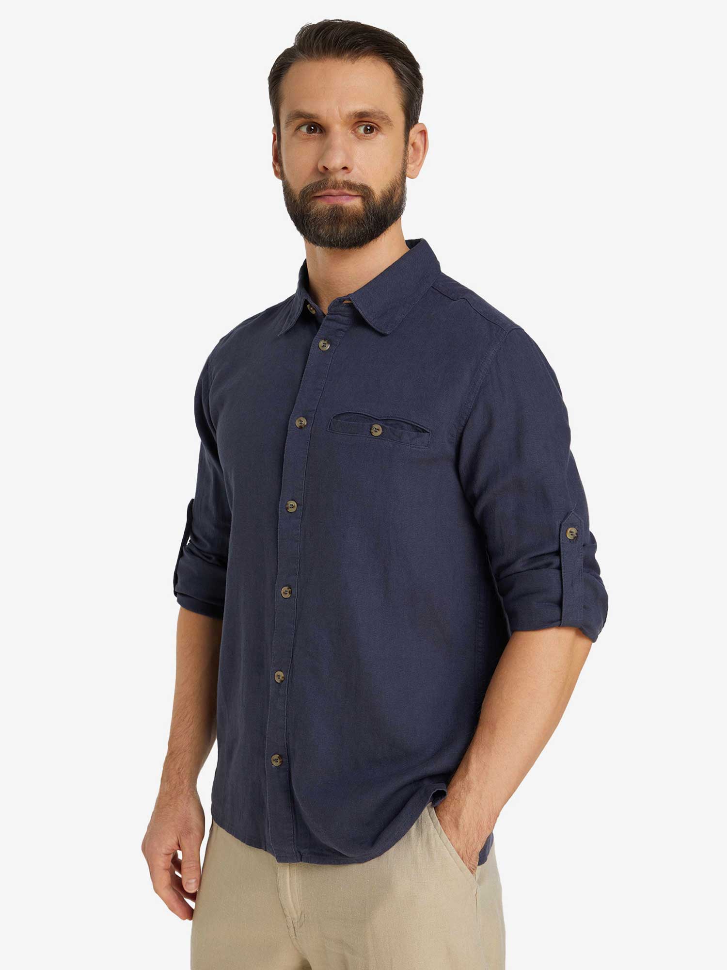 OUTVENTURE Риза Travel Mens Linen LS Shirt