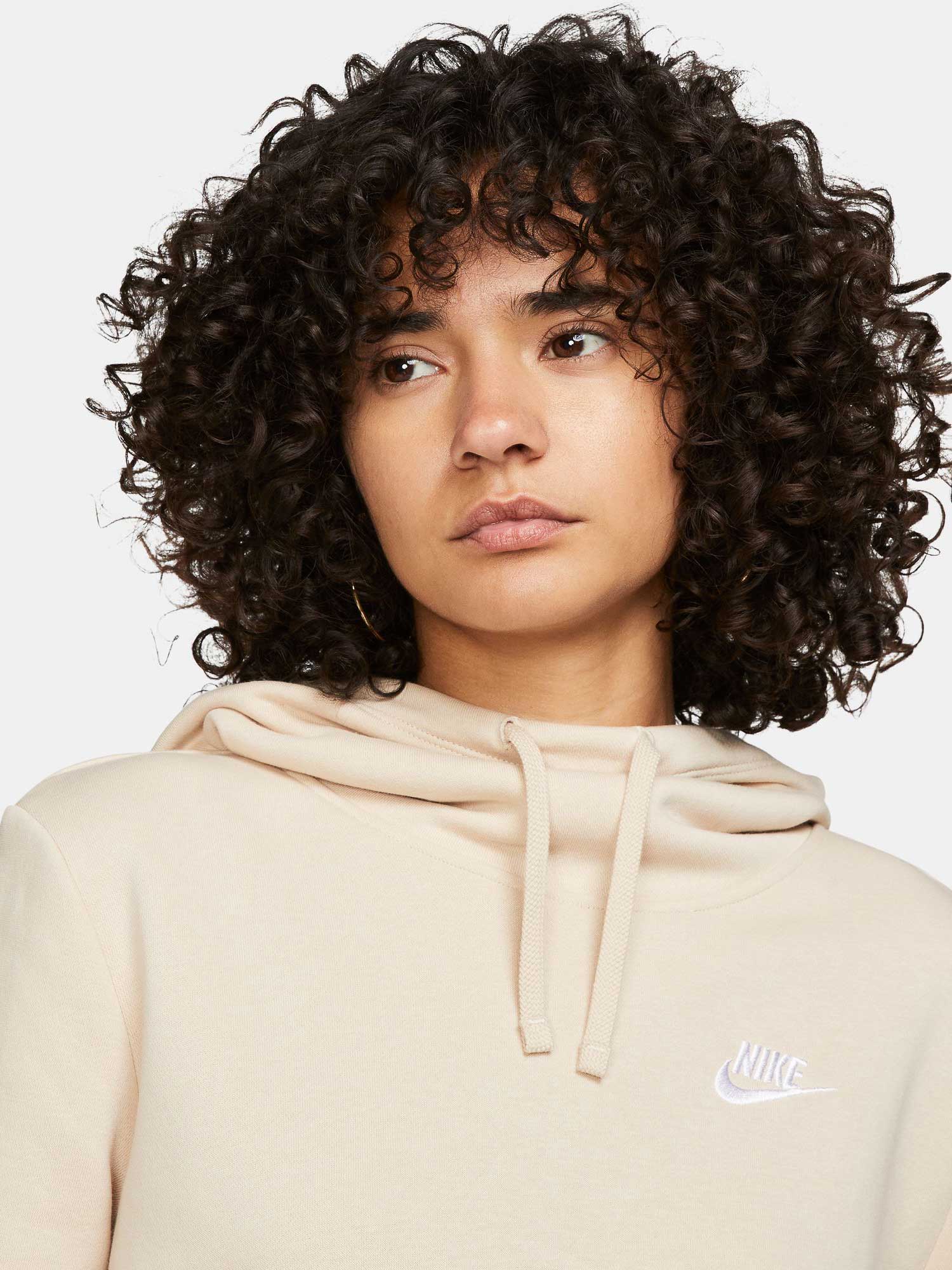 NIKE Суитшърт W CLUB FLC FNL HOODIE STD