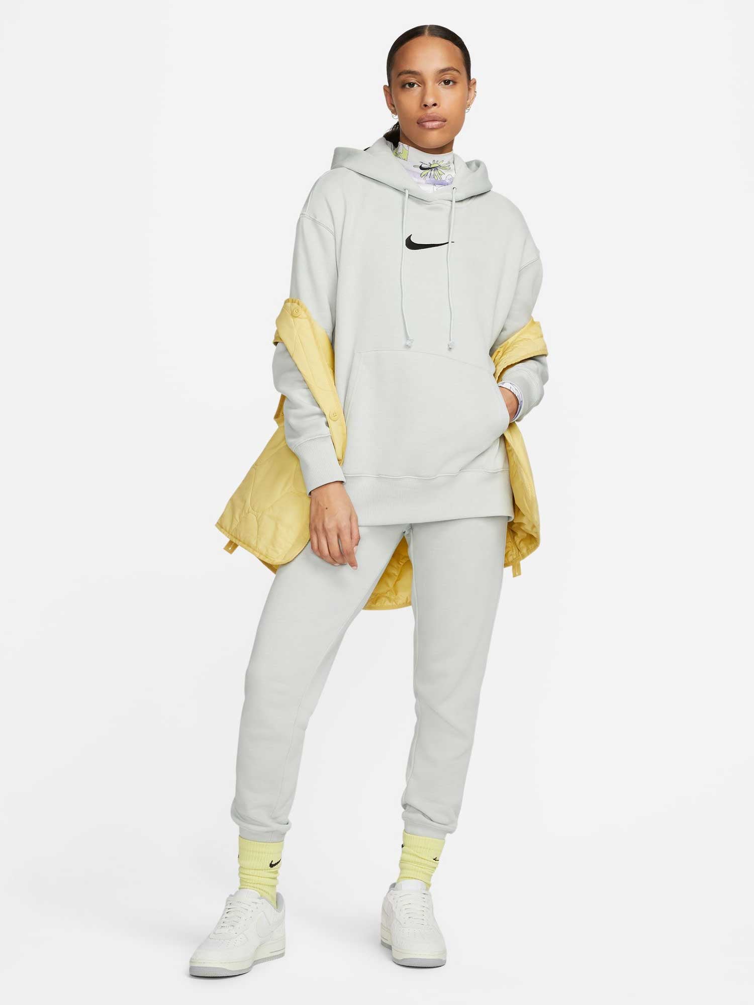 NIKE Суитшърт W NSW FLC OS PO HDY MS