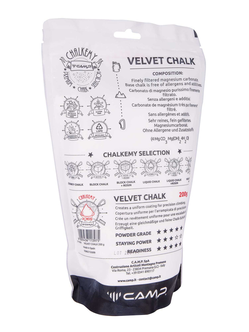 CAMP Магнезий VELVET CHALK 200 g