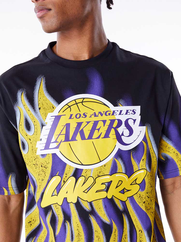 NEW ERA Тениска NBA FLAME OS TEE LOSLAK