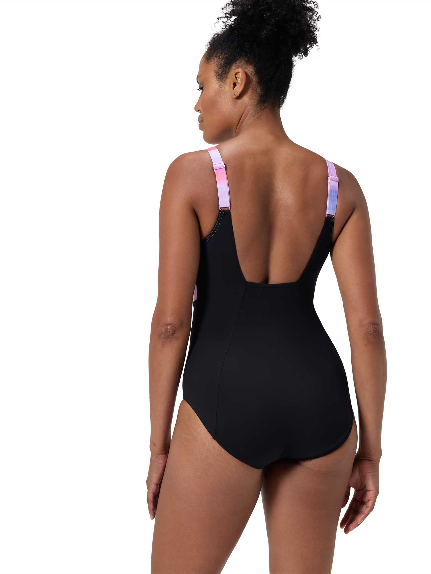 SPEEDO Цял бански WOMENS SHAPING CONTOURECLIPSE PRINTED